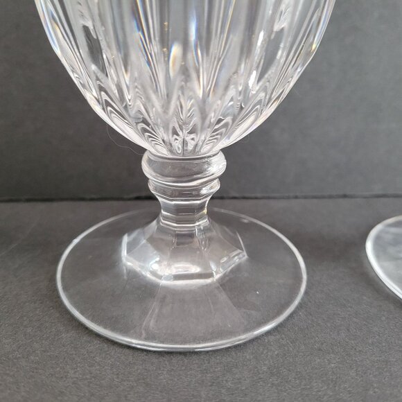 Fostoria Kimberly 24% Lead Crystal Water Goblets Set Of 4 - Picture 10 of 14